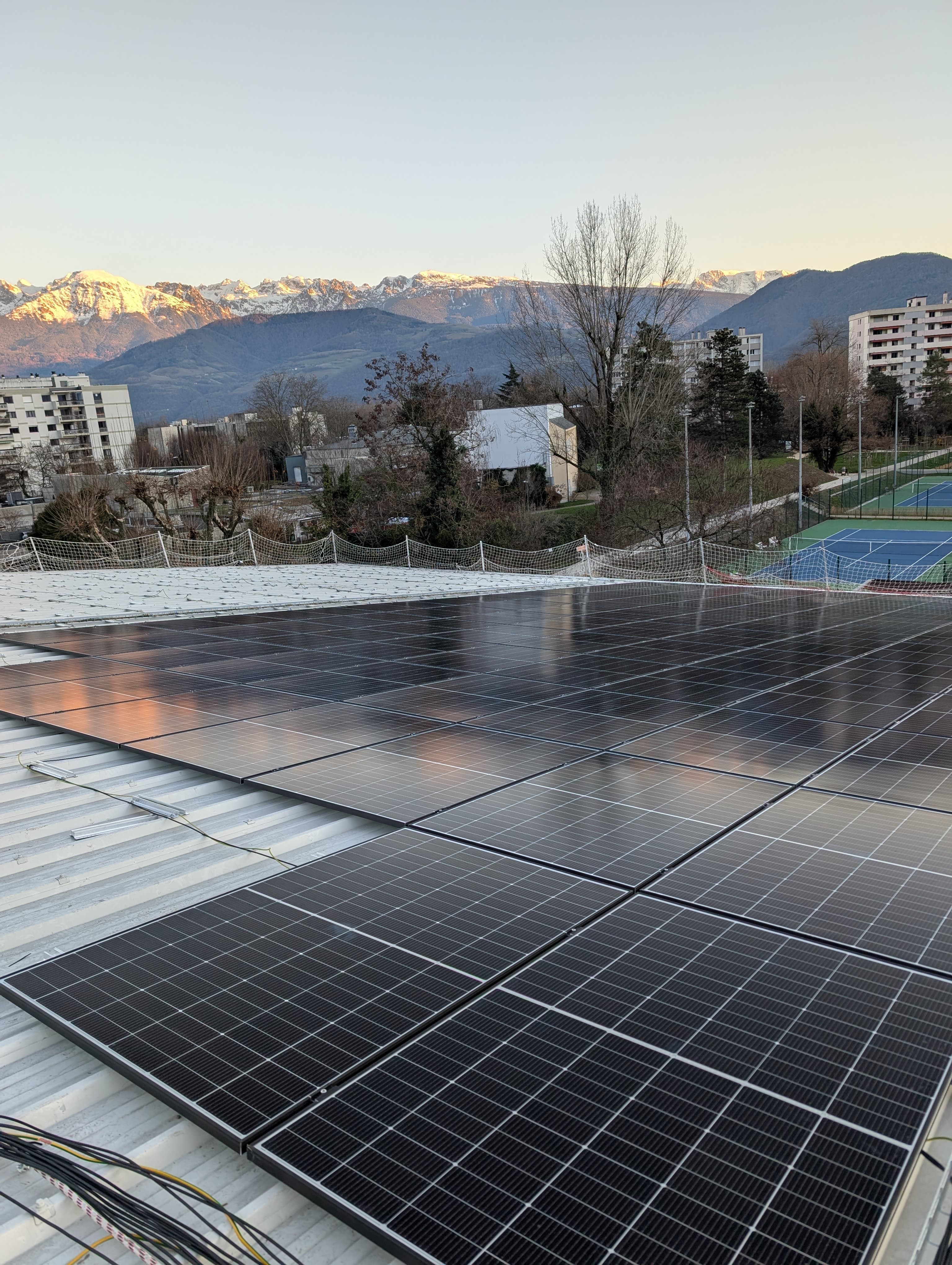 Installation photovoltaïque Aeroterm — projet 10