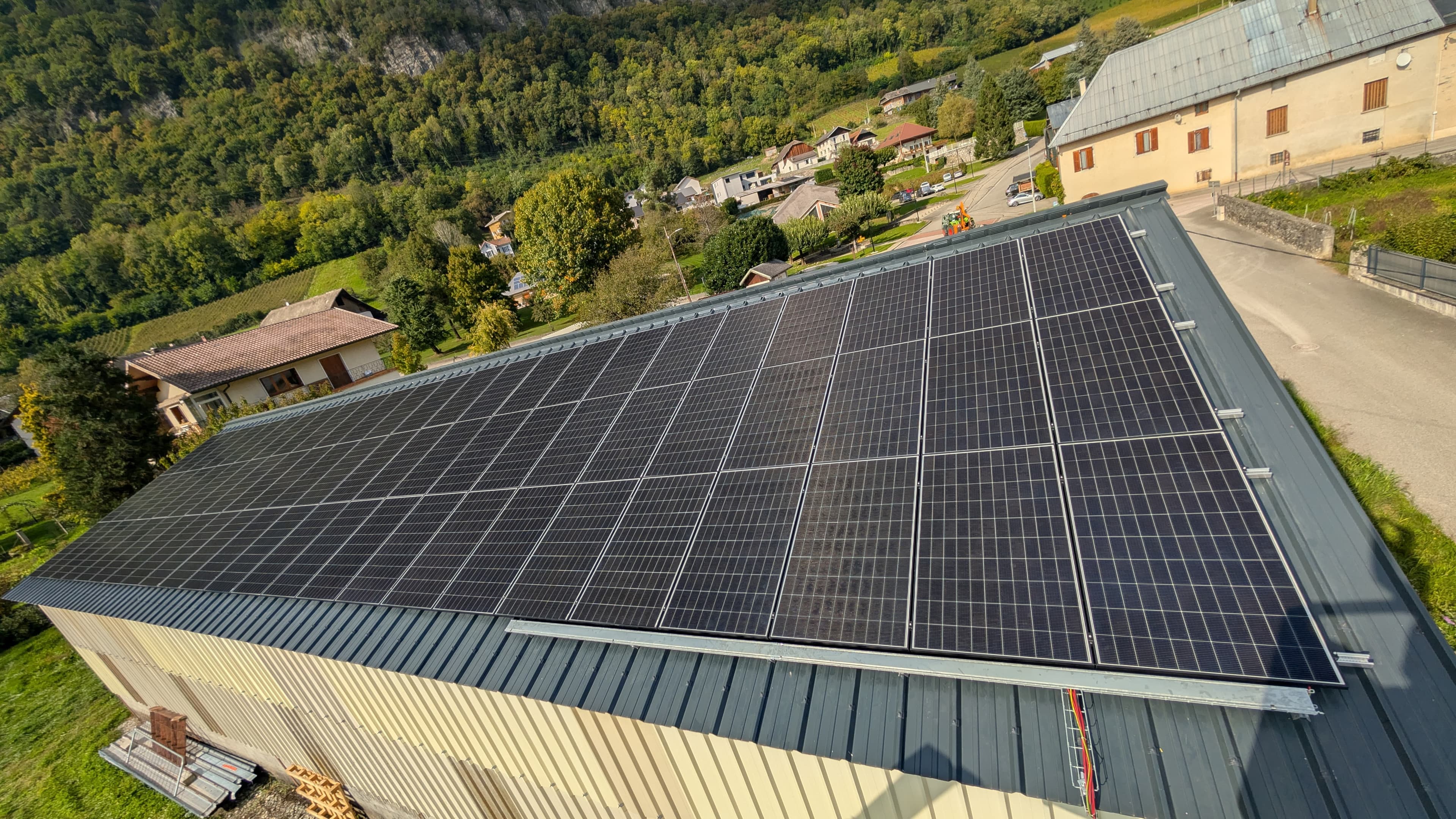 Installation photovoltaïque Aeroterm — projet 16