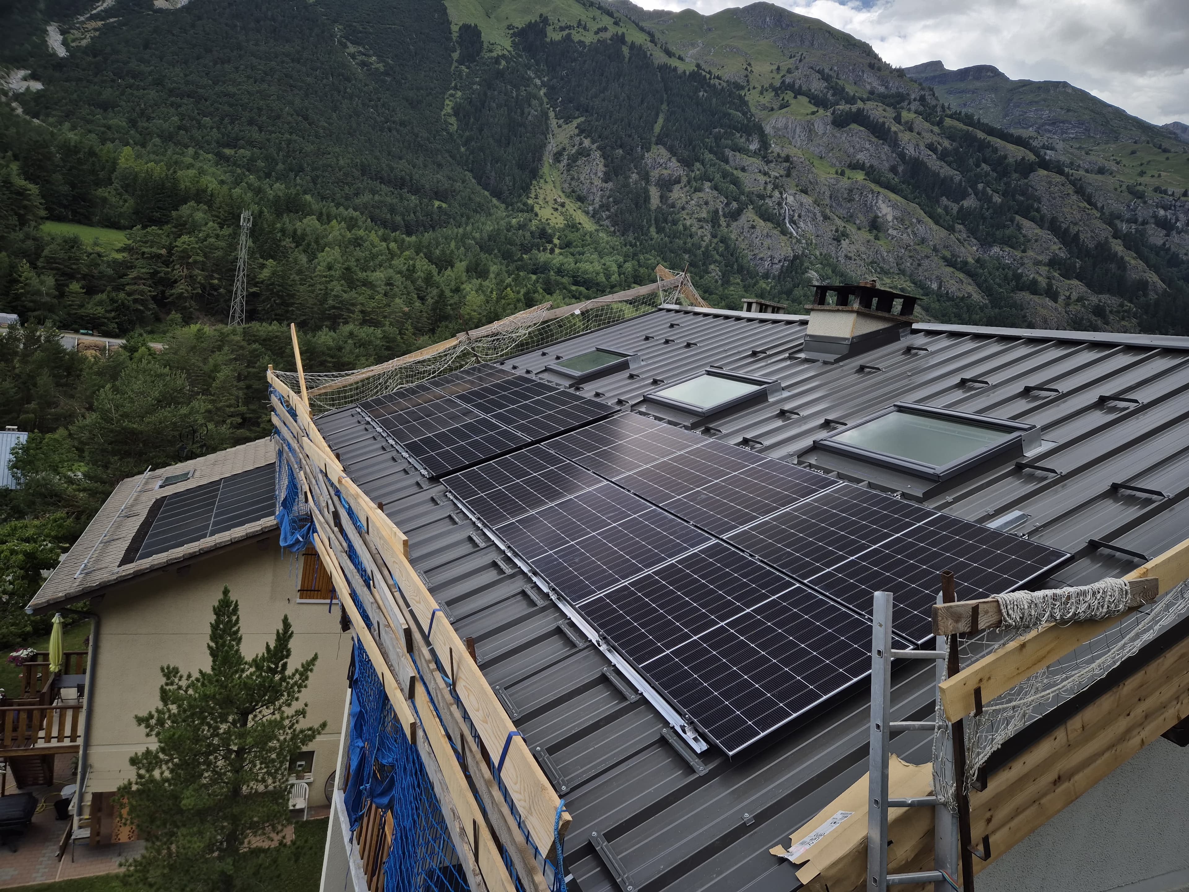 Installation photovoltaïque Aeroterm — projet 24