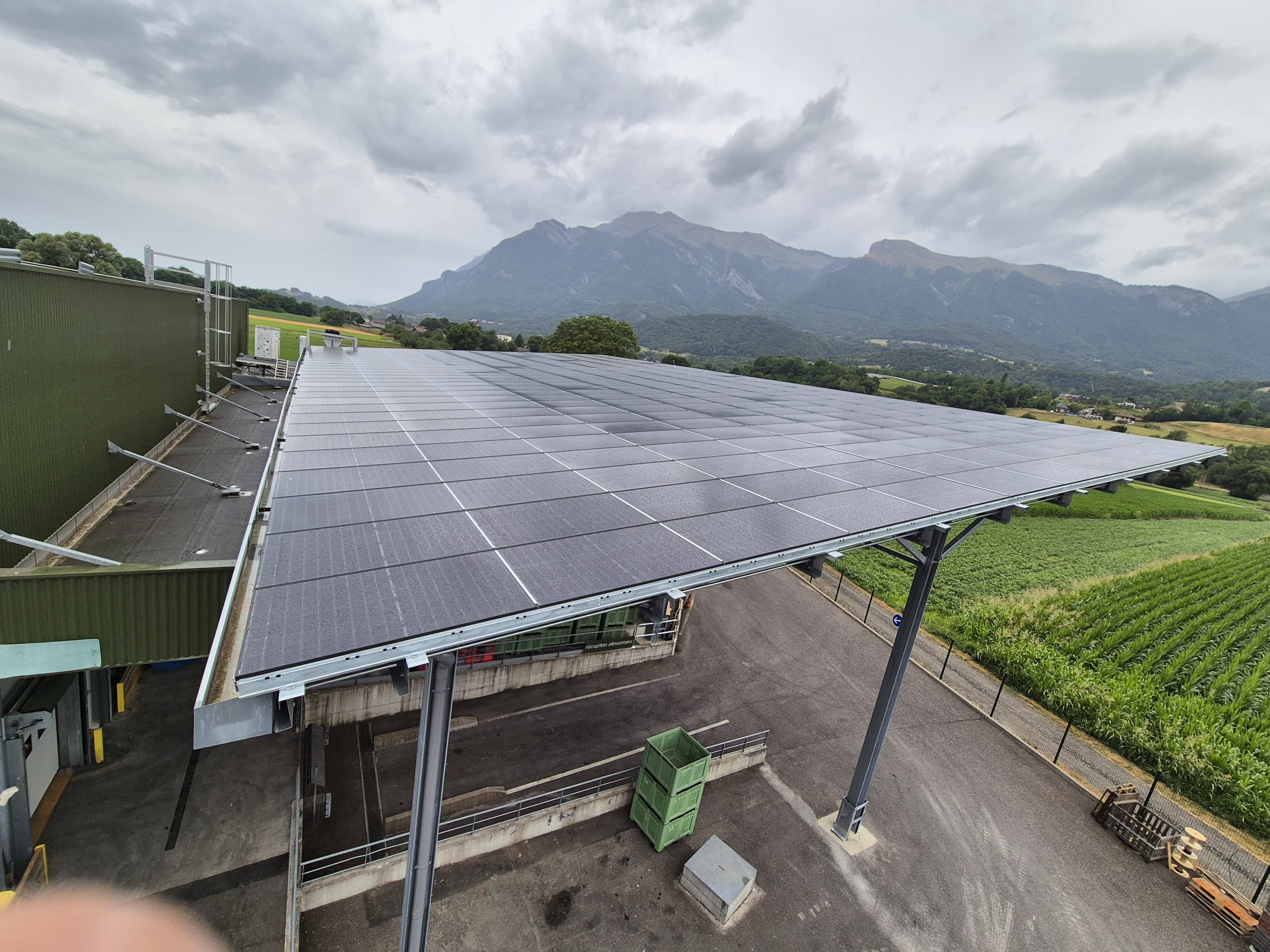 Installation photovoltaïque Aeroterm — projet 25