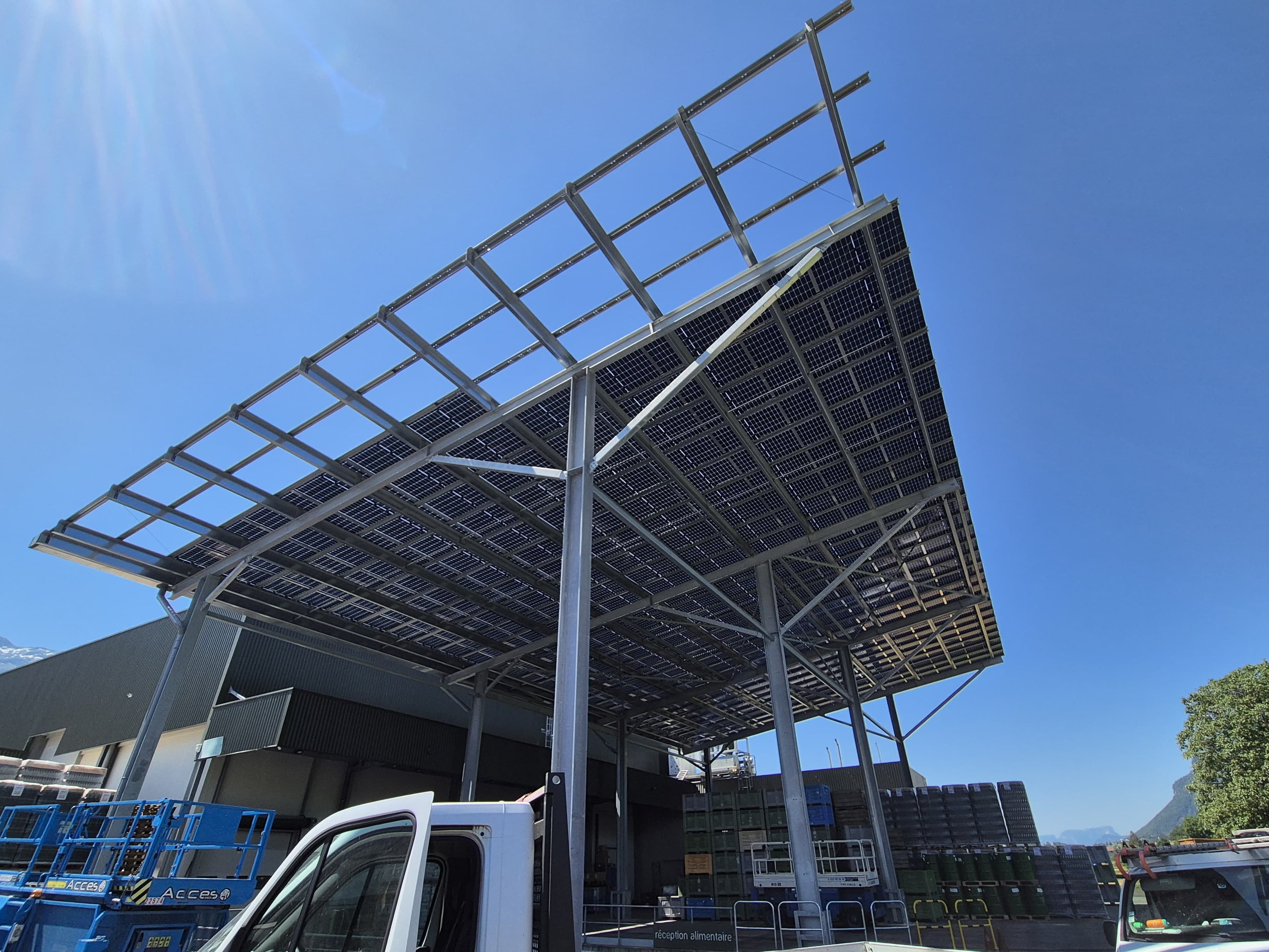 Installation photovoltaïque Aeroterm — projet 27